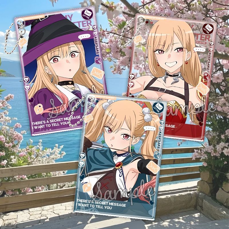 Acrylic Cosplay Prop - 漫画かわいいアニメ私のドレスアップダーリン北川マリン写真小道具 Diy アクリル透明カードコレクションカード誕生日ギフト