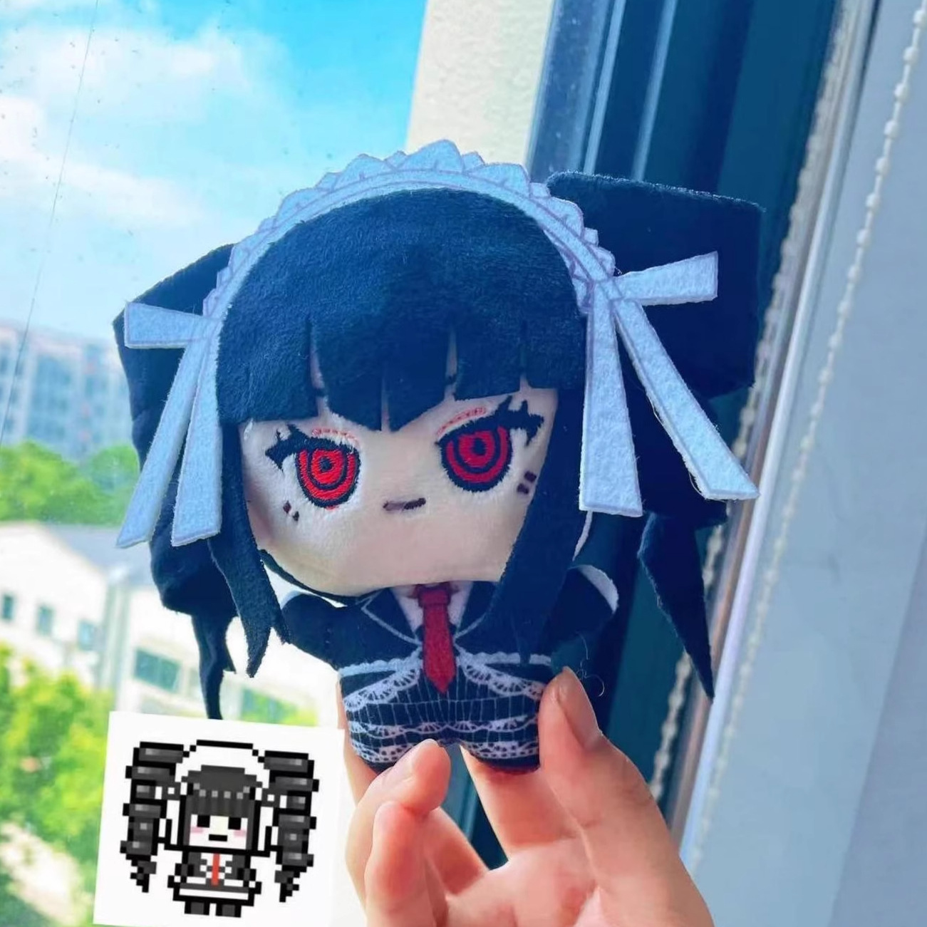 Prop Para Cosplay - 10 センチメートルセレスティア・ルーデンベルグぬいぐるみ人形アニメ康弘たえこコスプレ綿ぬいぐるみおもちゃペンダントキーホルダー誕生日クリスマスギフト