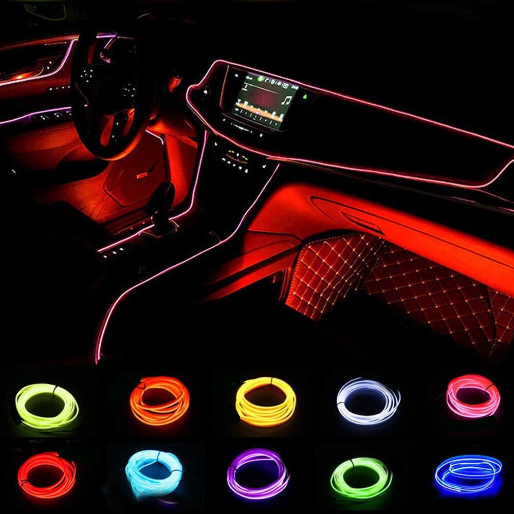 Led El Wire - 1 メートル/3 メートル/5 メートル USB LED
