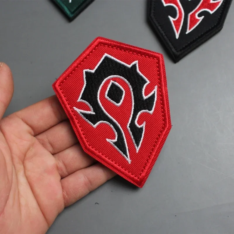Velcro Hook Loop - アライアンス部族士気バッジ刺繍フック&ループパッチ軍事腕章戦術アクセサリーバックパック装飾ステッカー