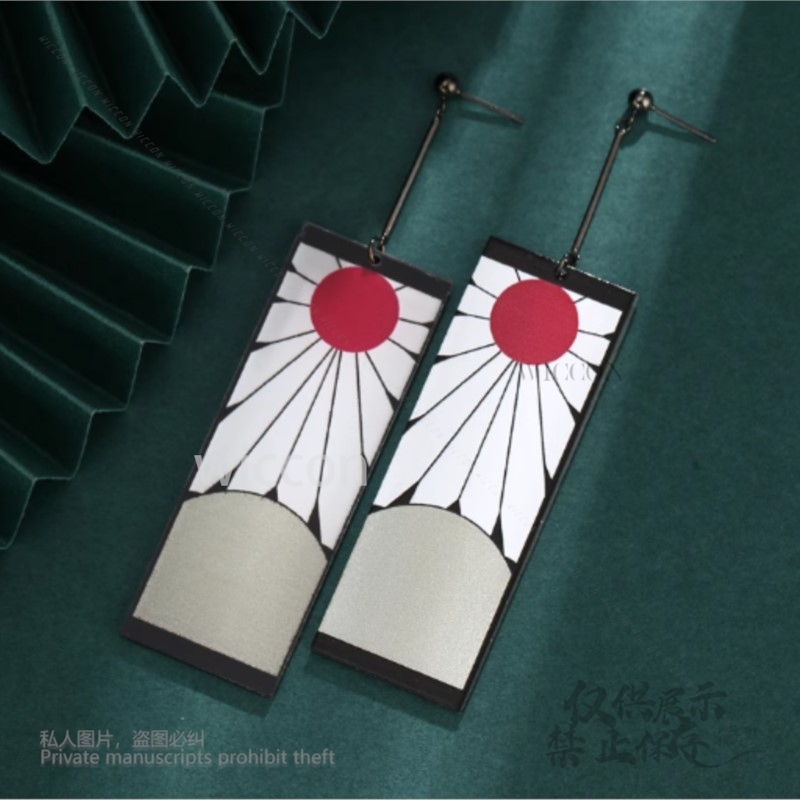 アクリルイヤリング耳クリップスタイルアクセサリー小道具アニメ - Anime Cosplay Prop のレビューと価格