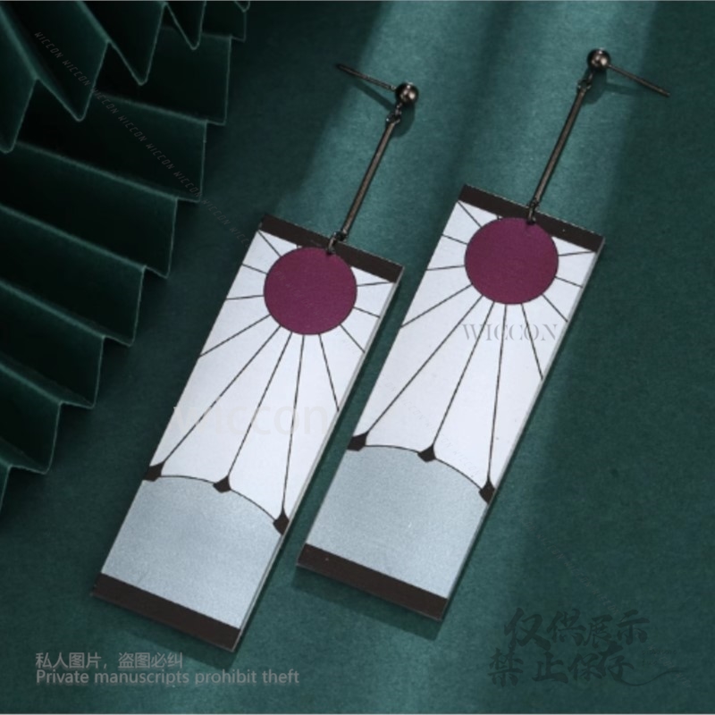 アクリルイヤリング耳クリップスタイルアクセサリー小道具アニメ - Anime Cosplay Prop のレビューと価格