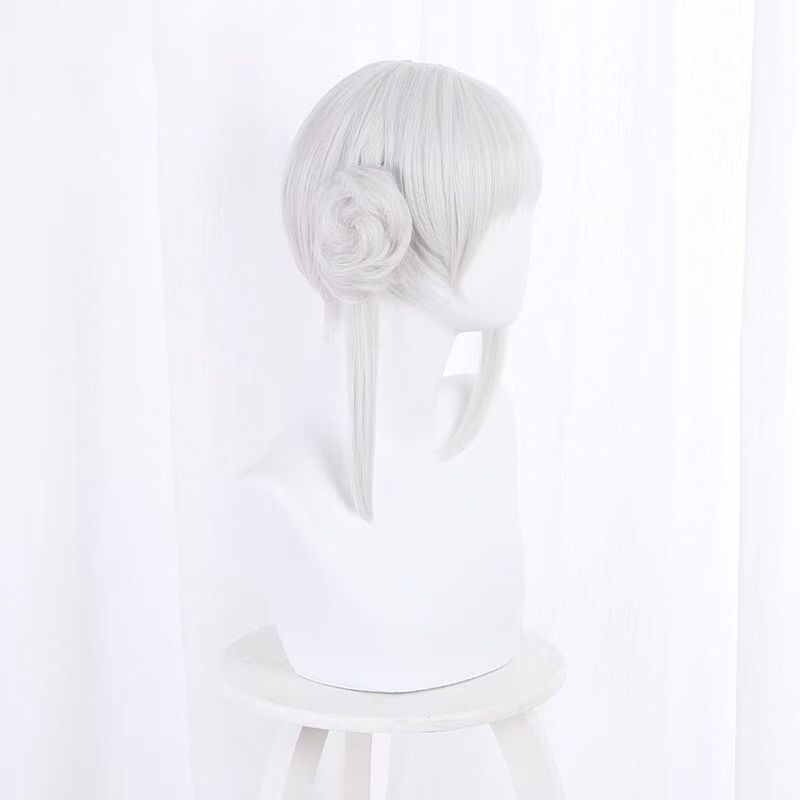 アニメキャラクター嵐千里ウィッグ長いもみあげ付きヘアバンクリ - Wig Fiber Net のレビューと価格