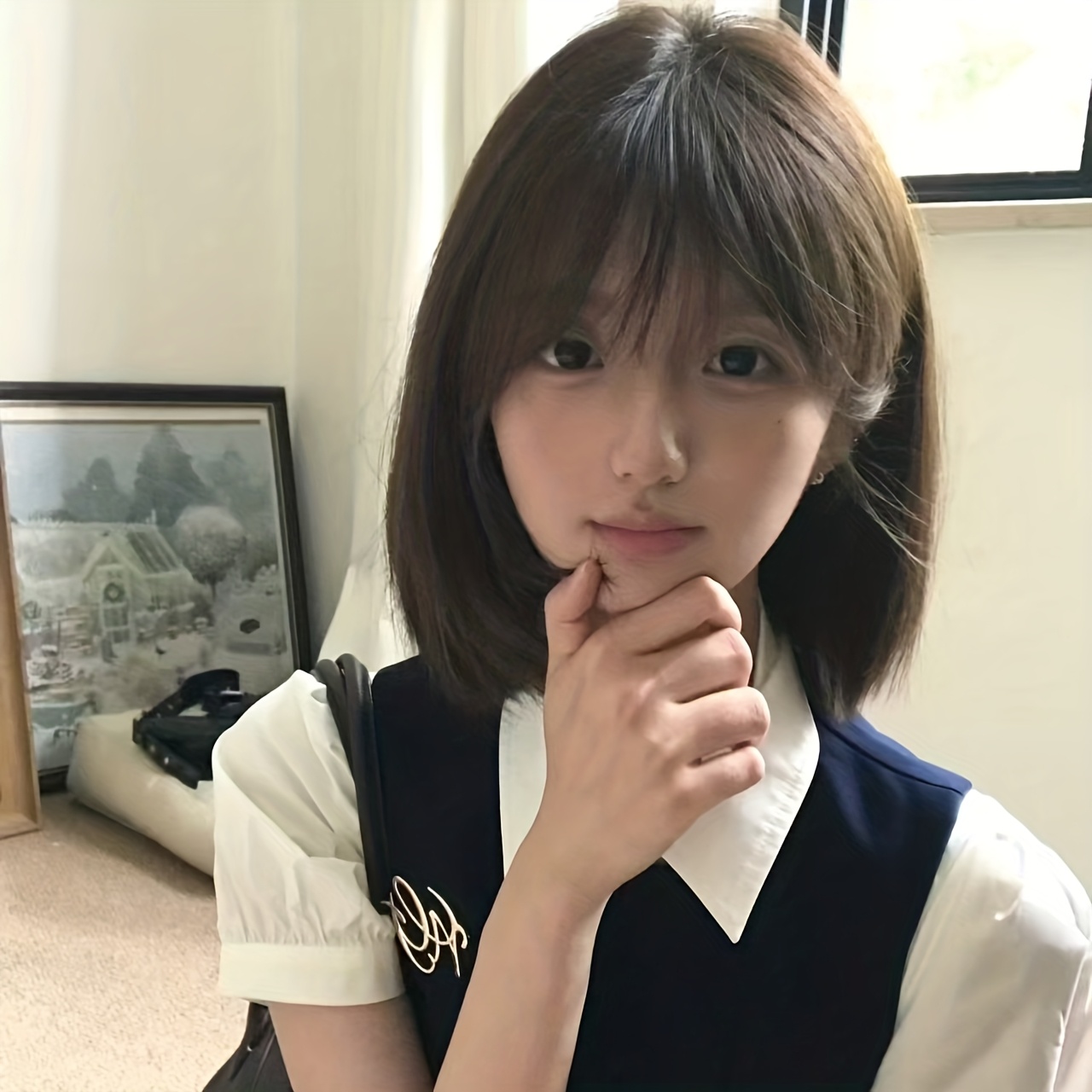 30cm/12インチの学生風ボブカット合成耐熱繊維ウィッグ、 - Wig Fiber Net のレビューと価格