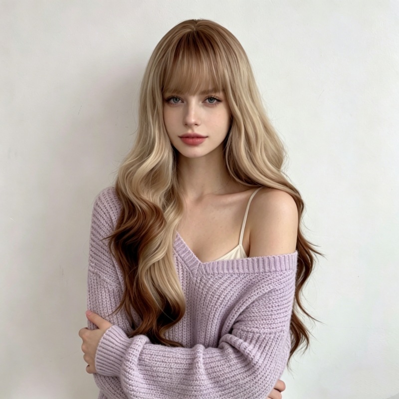 ヨーロッパとアメリカで人気の、自然な見た目のロングカールウィ - Wig Fiber Net のレビューと価格