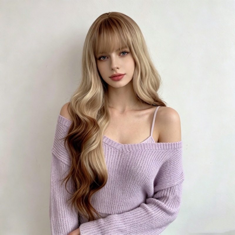 ヨーロッパとアメリカで人気の、自然な見た目のロングカールウィ - Wig Fiber Net のレビューと価格