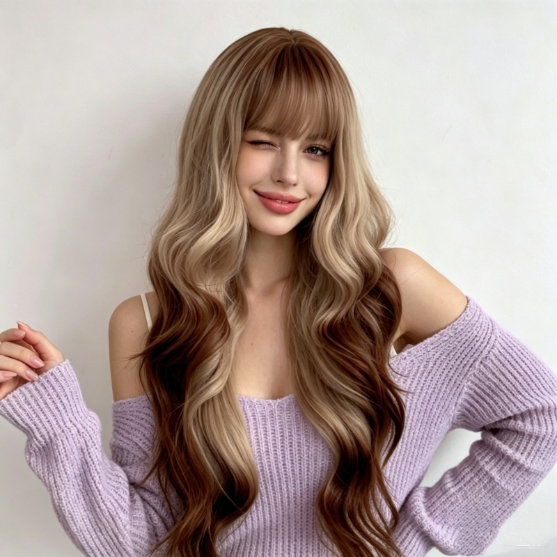 ヨーロッパとアメリカで人気の、自然な見た目のロングカールウィ - Wig Fiber Net のレビューと価格