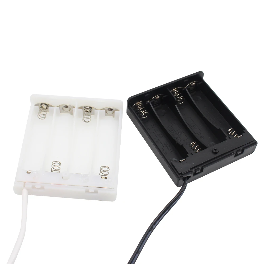 4AA USB DC バッテリーボックスポータブル電源収納ケ - Led El Wire のレビューと価格
