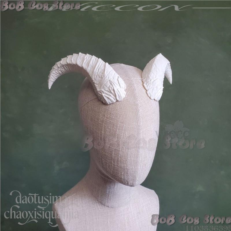 アニメゲーム BG3 悪魔コスプレ タイフリング角 毛皮のよ - Prop Para Cosplay のレビューと価格