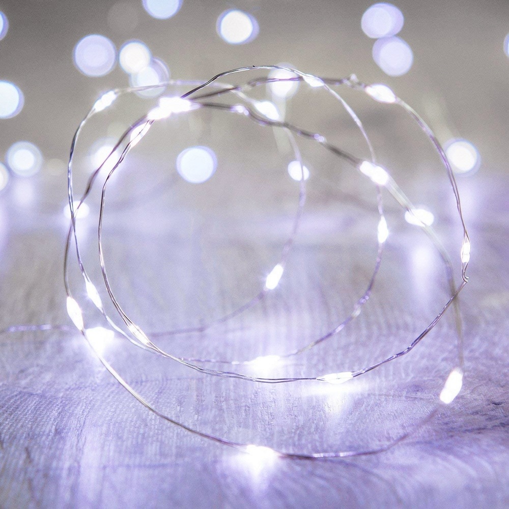 30 メートルの USB LED ストリングライト銅銀線ガー - Led El Wire のレビューと価格
