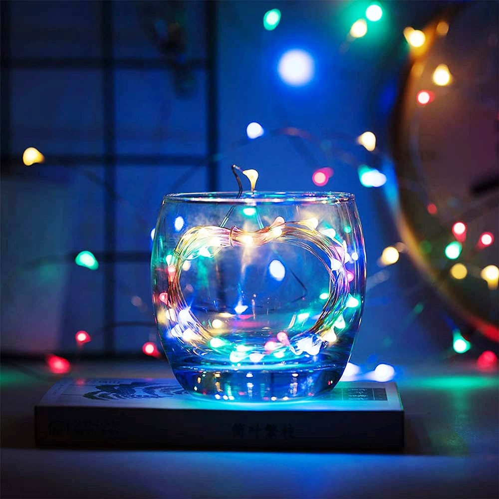 30 メートルの USB LED ストリングライト銅銀線ガー - Led El Wire のレビューと価格
