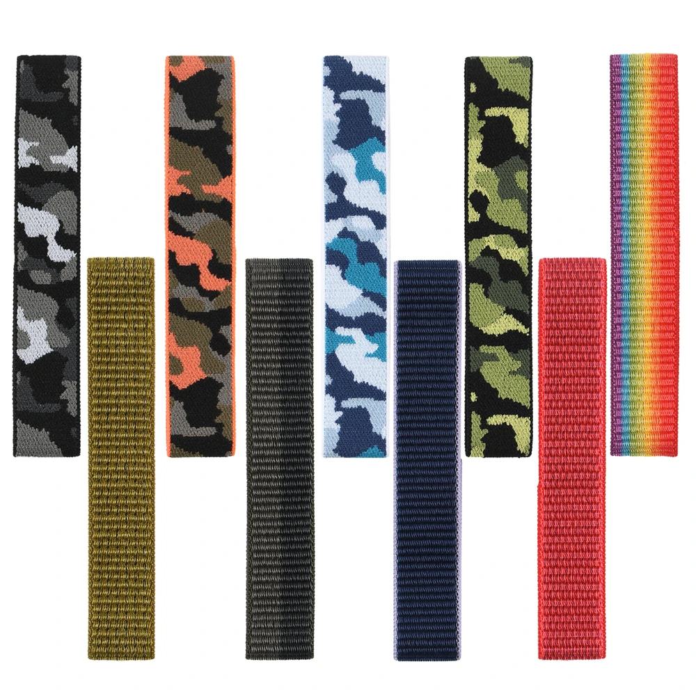 22mm 26mmクイックフィットフックループナイロンストラ - Velcro Hook Loop のレビューと価格