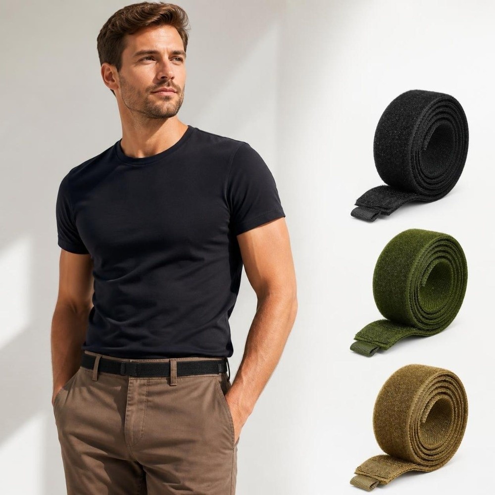 シンプルなナイロン製ウエストベルト 軽量調整可能なバトルベル - Velcro Hook Loop のレビューと価格
