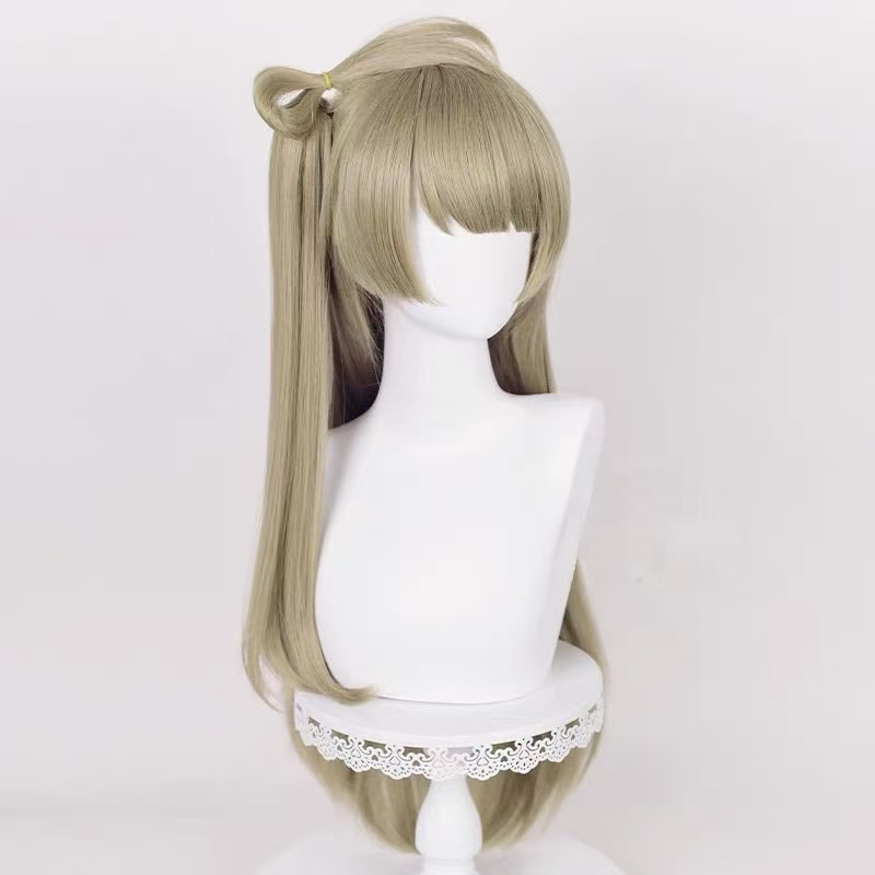 南ことりコスプレウィッグストレートヘアタイガーマウスクリップ - Wig Fiber Net のレビューと価格