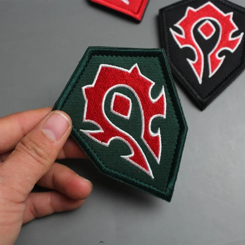 アライアンス部族士気バッジ刺繍フック&ループパッチ軍事腕章戦 - Velcro Hook Loop のレビューと価格