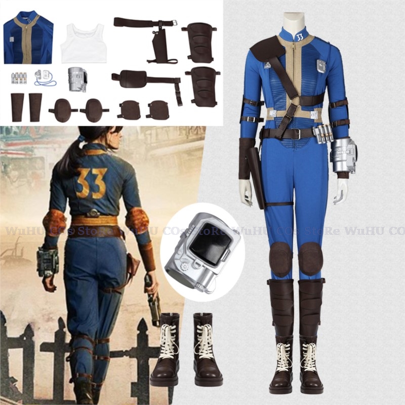 女性のためのLuckyコスプレコスチューム、秋のコスプレ、ジ - Fallout Cosplay Prop のレビューと価格