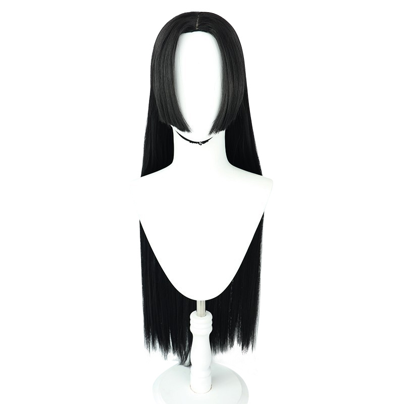 アニメボア・ハンコックコスプレウィッグロングストレート黒髪ロ - Wig Fiber Net のレビューと価格