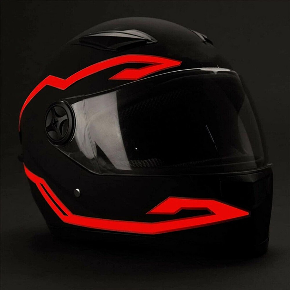 防水バイクヘルメット用LED ELライトストリップ、4モード - Led El Wire のレビューと価格