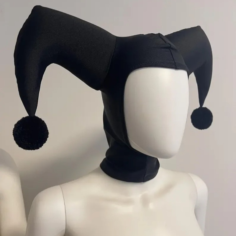QQ ジェスターコスプレ ブラック/レッドハット コスプレハ - Briar Cosplay Prop のレビューと価格
