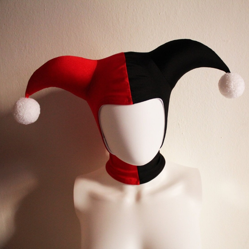 QQ ジェスターコスプレ ブラック/レッドハット コスプレハ - Briar Cosplay Prop のレビューと価格