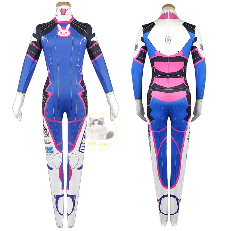 女性のためのdvaのコスプレ衣装、ボディスーツ、ザンテ、ゲー - Dva Cosplay Prop のレビューと価格