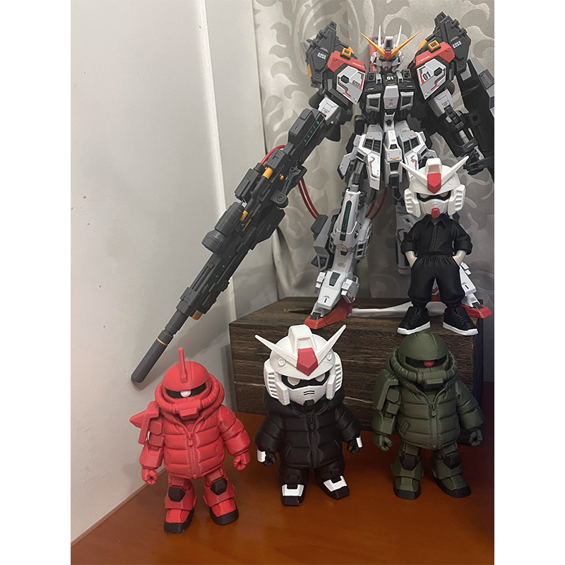 Yigeモデル Qバージョン ザク RX-0 3Dプリントモ - Bandai Gundam Hg のレビューと価格