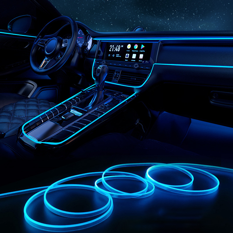 ダッシュボード用LEDアンビエントランプ,装飾ライト,車のイ - Led El Wire のレビューと価格